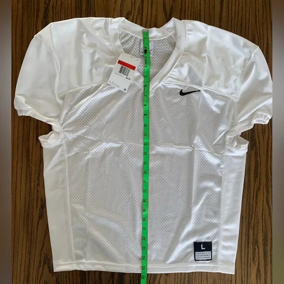 Nike Men’s Vapor White L Football Practice Jersey 908729-100 - Picture 8 of 8